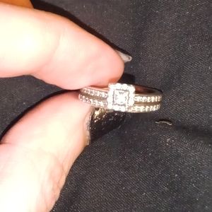 Sterling silver wedding set size 6